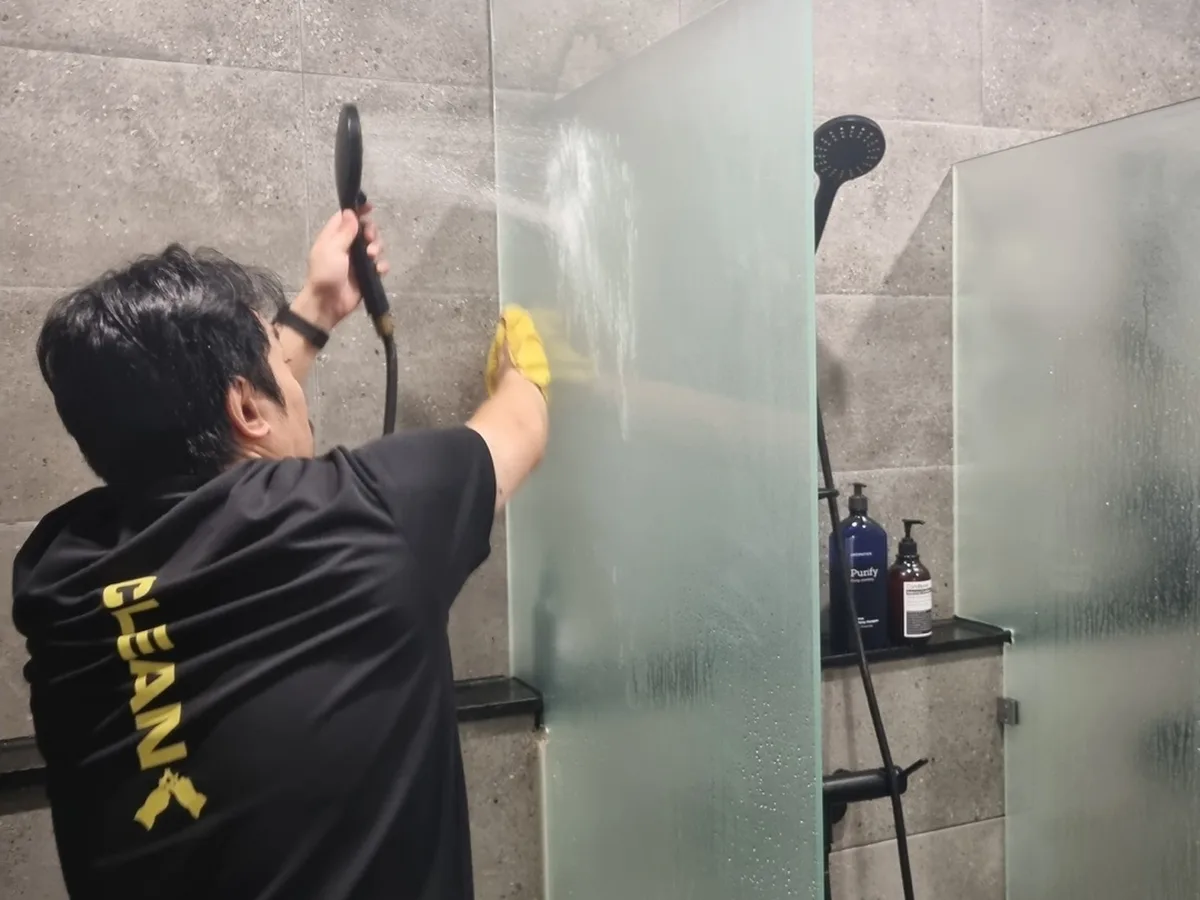 영양군 입암면 건물 세면대·파우더룸 바닥 위생청소 사례 - 행진크린