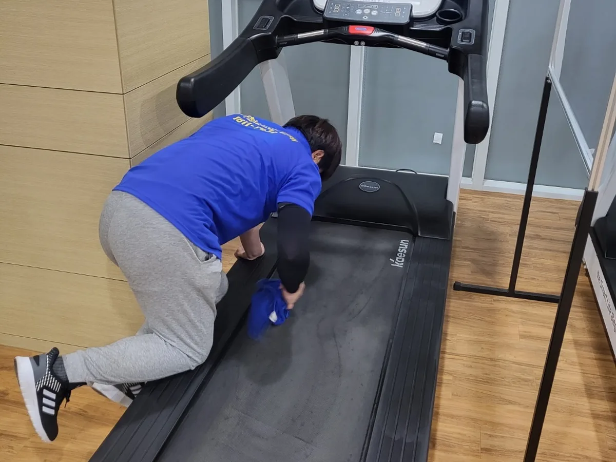 영양군 일월면 피트니스 라커 검사실 위생청소 사례 - 행진크린